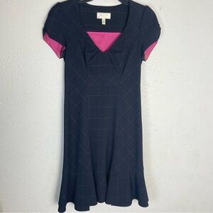 Anthropologie Moulinette Soeurs Black Plaid Academia Prep Dress